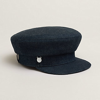 Deauville Denim cap - Blue | Hermès hermes_country_selector_title